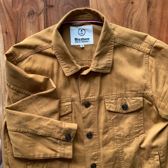 Mustard Denim Jacket - Picture 1 of 3